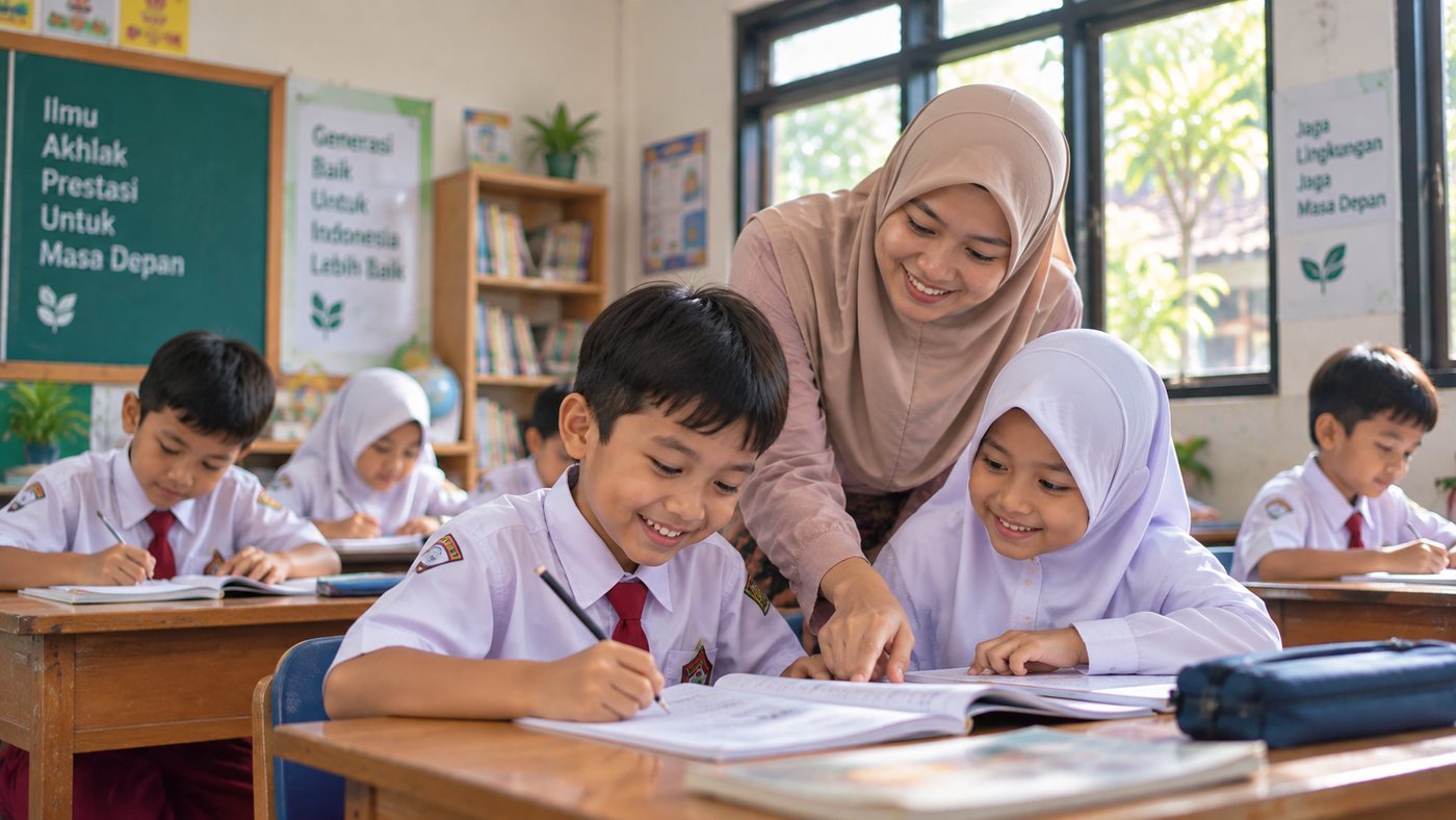 Siswa SD PMD mengikuti pembelajaran bermakna